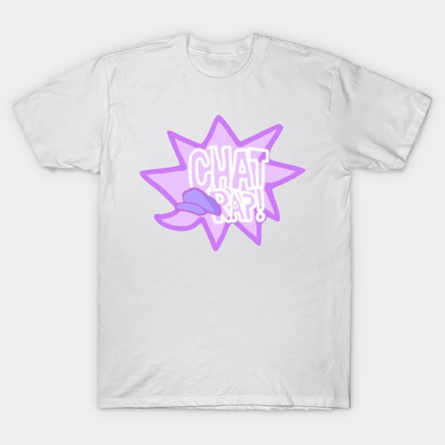 Chat Rap Pastel Logo T-Shirt by Aviva Droplet Shop